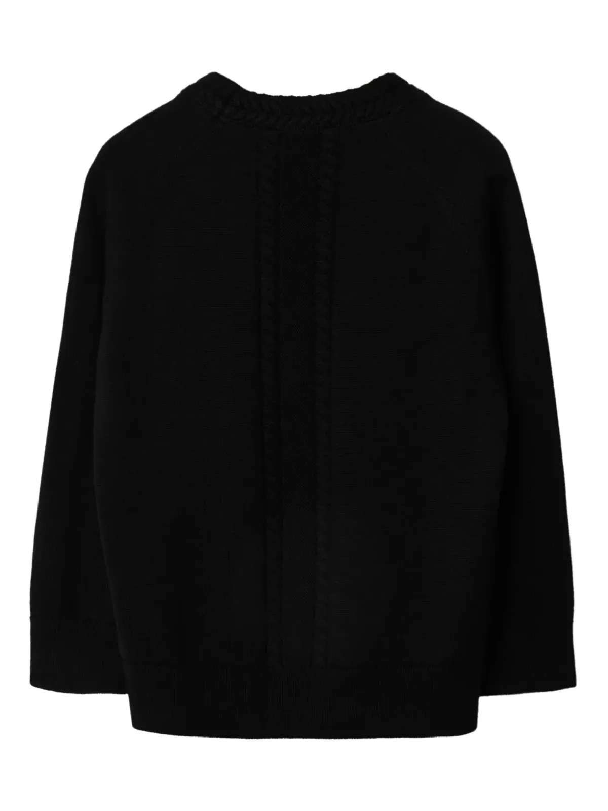 Burberry Kids EKD-patch ウール カーディガン - 画像2