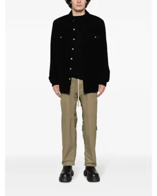 Rick Owens DRKSHDW コーデュロイコットンシャツジャケット ブラック - サムネイル2