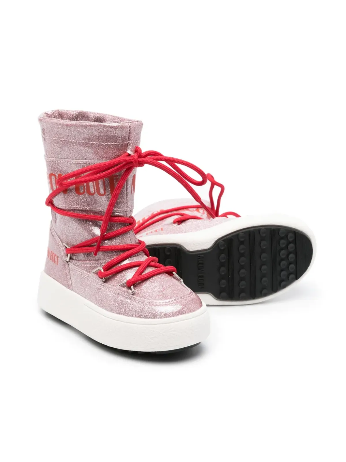 Moon Boot Kids アイコン グリッター ブーツ - 画像2