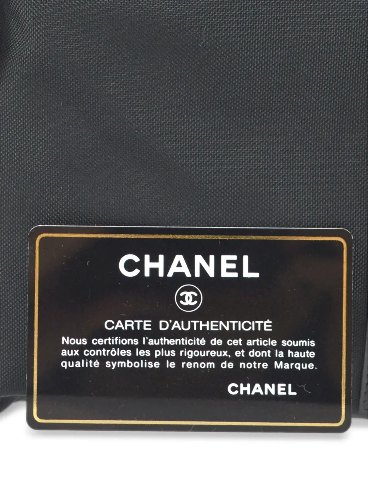 CHANEL ビンテージ ダッフルジムバッグ ブラック - 画像5