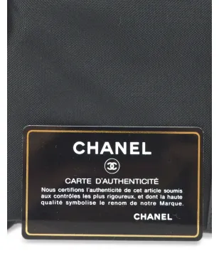 CHANEL ビンテージ ダッフルジムバッグ ブラック - サムネイル5