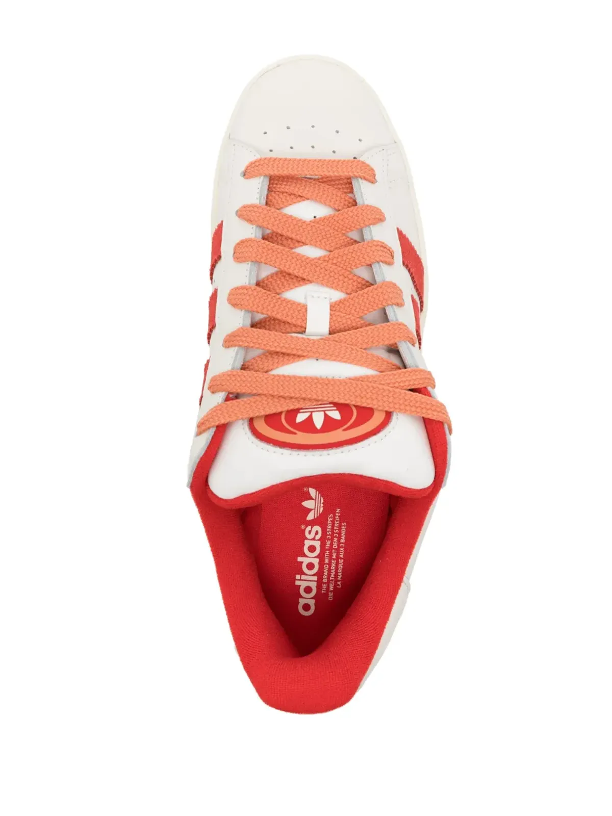 adidas キャンパス ロゴプリント スニーカー - ホワイト - 画像4