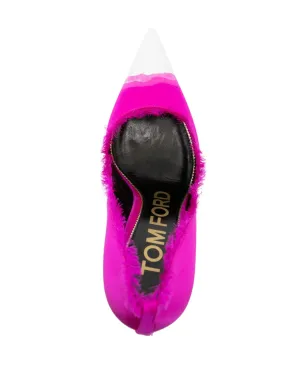 TOM FORD ペイント加工サテンパンプス - ピンク - サムネイル4