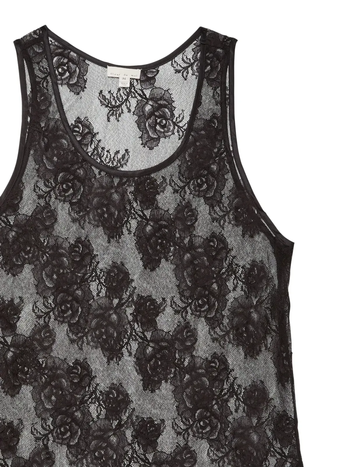 Fleur Du Mal Bouquet レースタンクトップ - 画像2