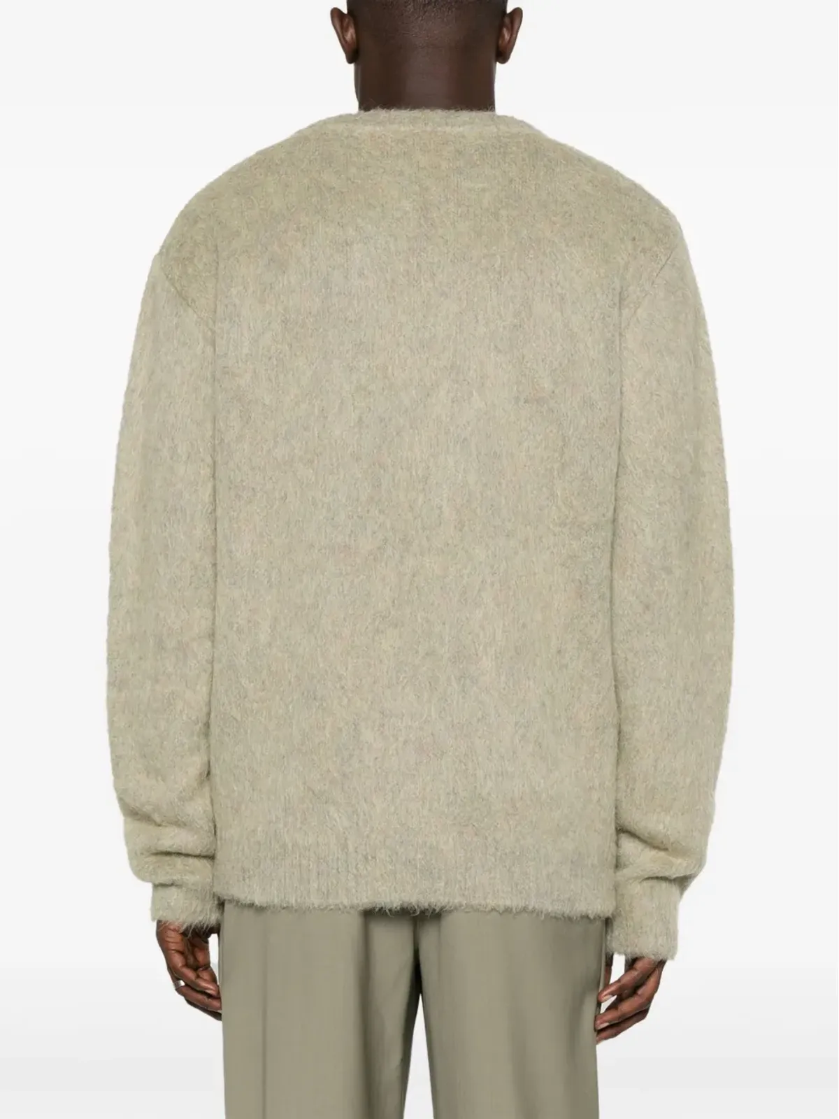 LEMAIRE ニットセーター クルーネック ブラッシュドエフェクト - 画像5