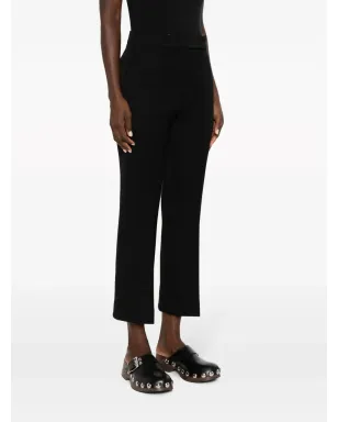 Tory Burch クロップド ウール テーラードパンツ - ブラック - サムネイル3