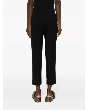 Tory Burch クロップド ウール テーラードパンツ - ブラック - サムネイル4