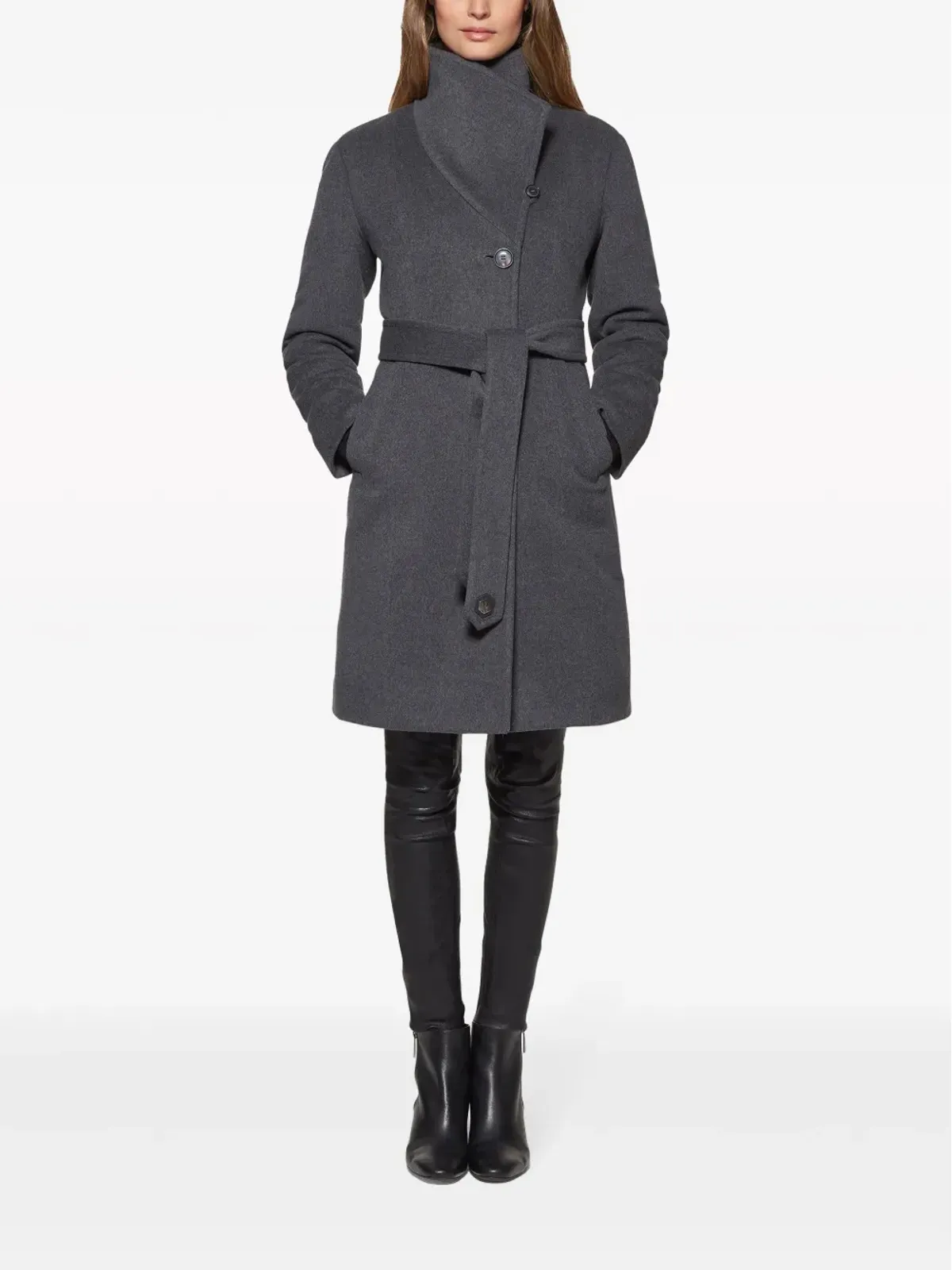 Norwegian Wool シティベルト付きウエストコート - 画像3