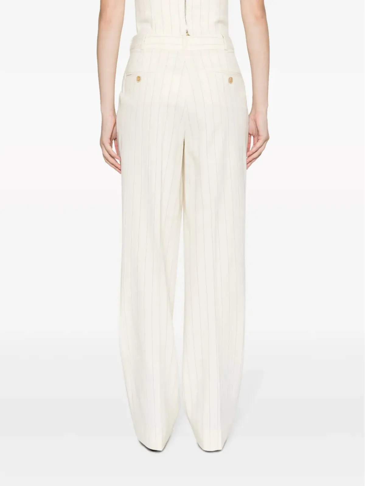 ZIMMERMANN Luminosity ピンストライプ テーラードパンツ - Neutrals - 画像4