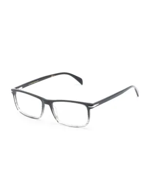 Eyewear by David Beckham ツートーン長方形フレーム眼鏡 - サムネイル2