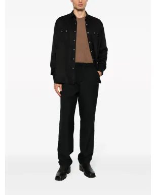 Zadig&Voltaire ロゴパッチ・ストレートレッグ・トラウザー - サムネイル2