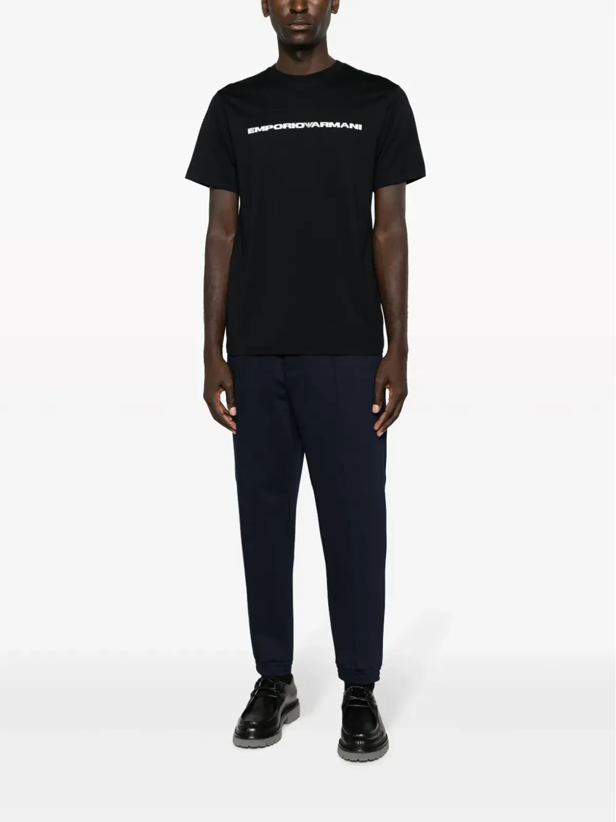 Emporio Armani ロゴプリント コットン Tシャツ - ホワイト - 画像2
