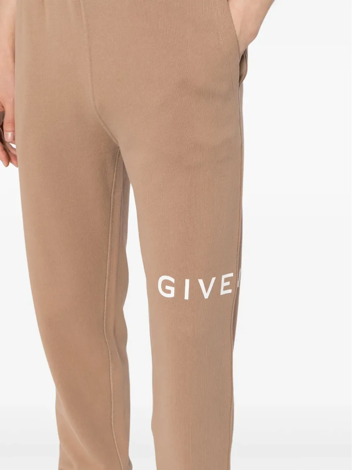 Givenchy ロゴプリント コットン トラックパンツ - ブラウン - 画像5