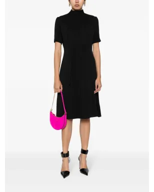 Givenchy 4Gジャカード シルク ミディドレス - ブラック - サムネイル2