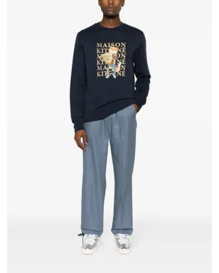 Maison Kitsuné フォックス チャンピオン コットン スウェットシャツ - サムネイル2