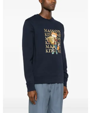 Maison Kitsuné フォックス チャンピオン コットン スウェットシャツ - サムネイル3