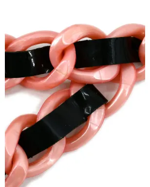 CHANEL ビンテージ 1994 CCチェーンベルト - ブラック - サムネイル3
