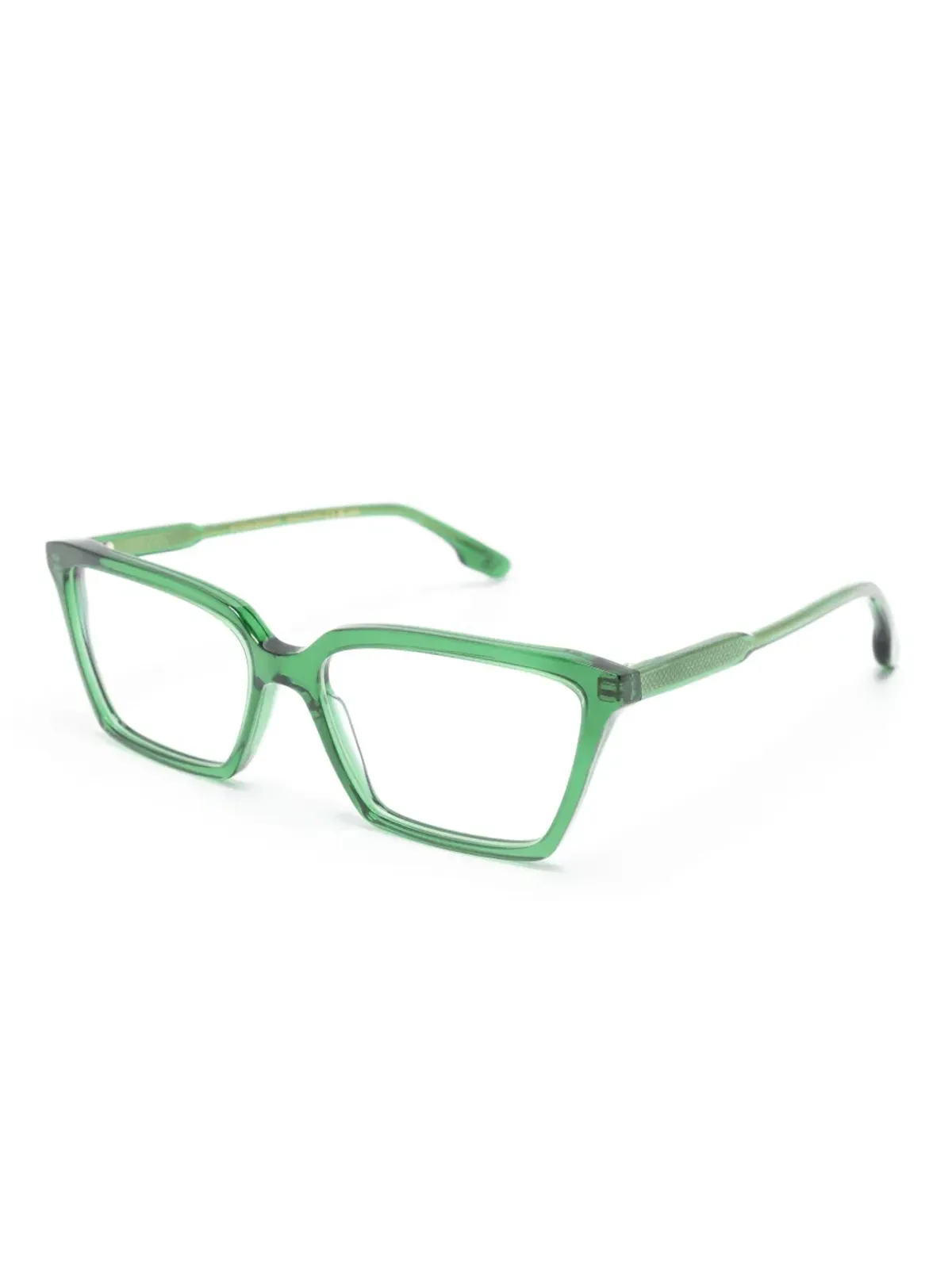 Victoria Beckham Eyewear ロゴプリントのスクエアフレーム眼鏡 - 画像2