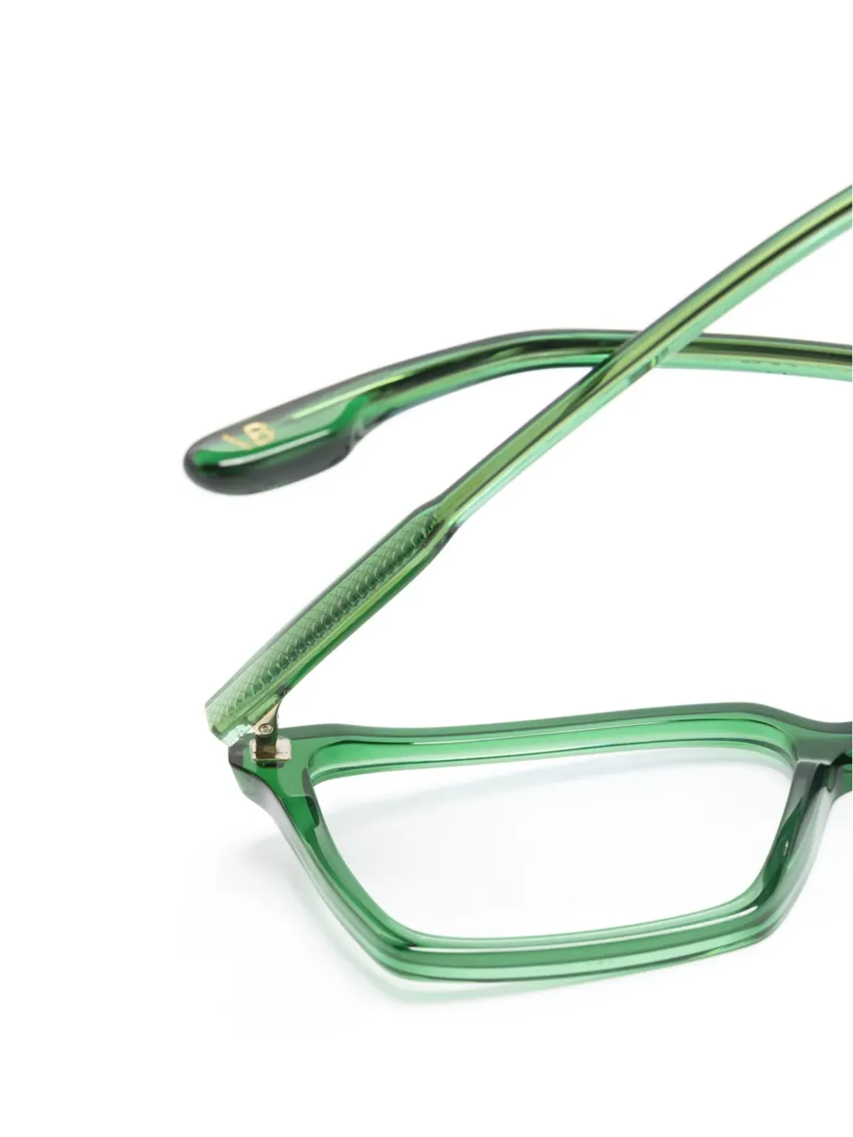 Victoria Beckham Eyewear ロゴプリントのスクエアフレーム眼鏡 - 画像3