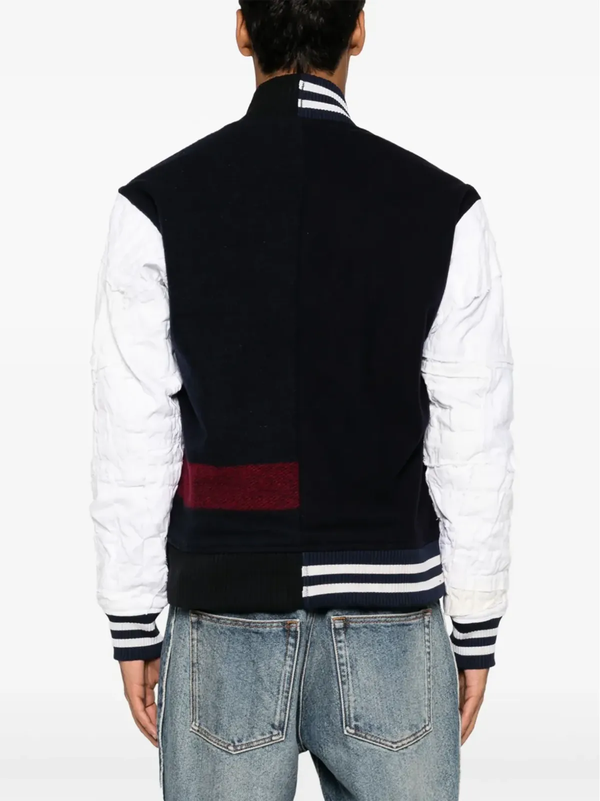 Greg Lauren スローガン刺繍ボンバージャケット - 画像4
