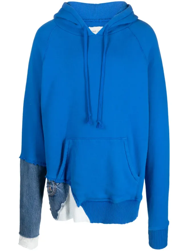Greg Lauren Greg Lauren Fragmentパネル付きフーディーの商品画像
