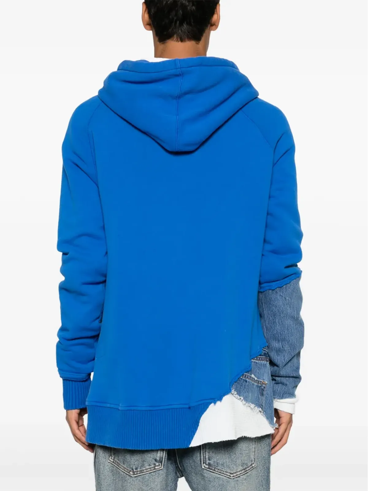 Greg Lauren Fragmentパネル付きフーディー - 画像4