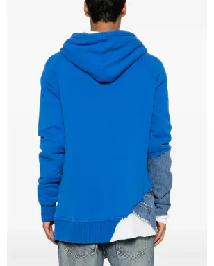 Greg Lauren Fragmentパネル付きフーディー - サムネイル4