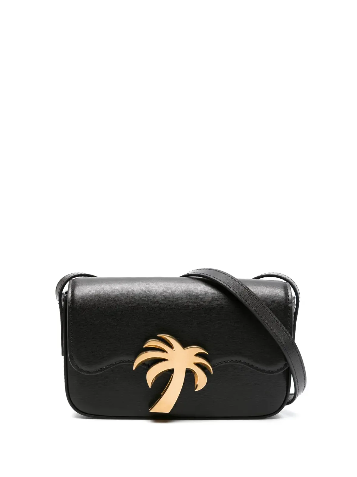 Palm Angels Palm Beach レザー クロスボディバッグ - ブラック - 画像1