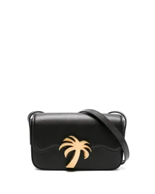 Palm Angels Palm Beach レザー クロスボディバッグ - ブラック - サムネイル1