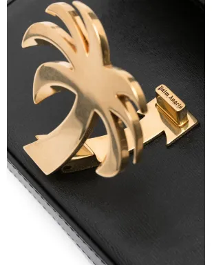 Palm Angels Palm Beach レザー クロスボディバッグ - ブラック - サムネイル4
