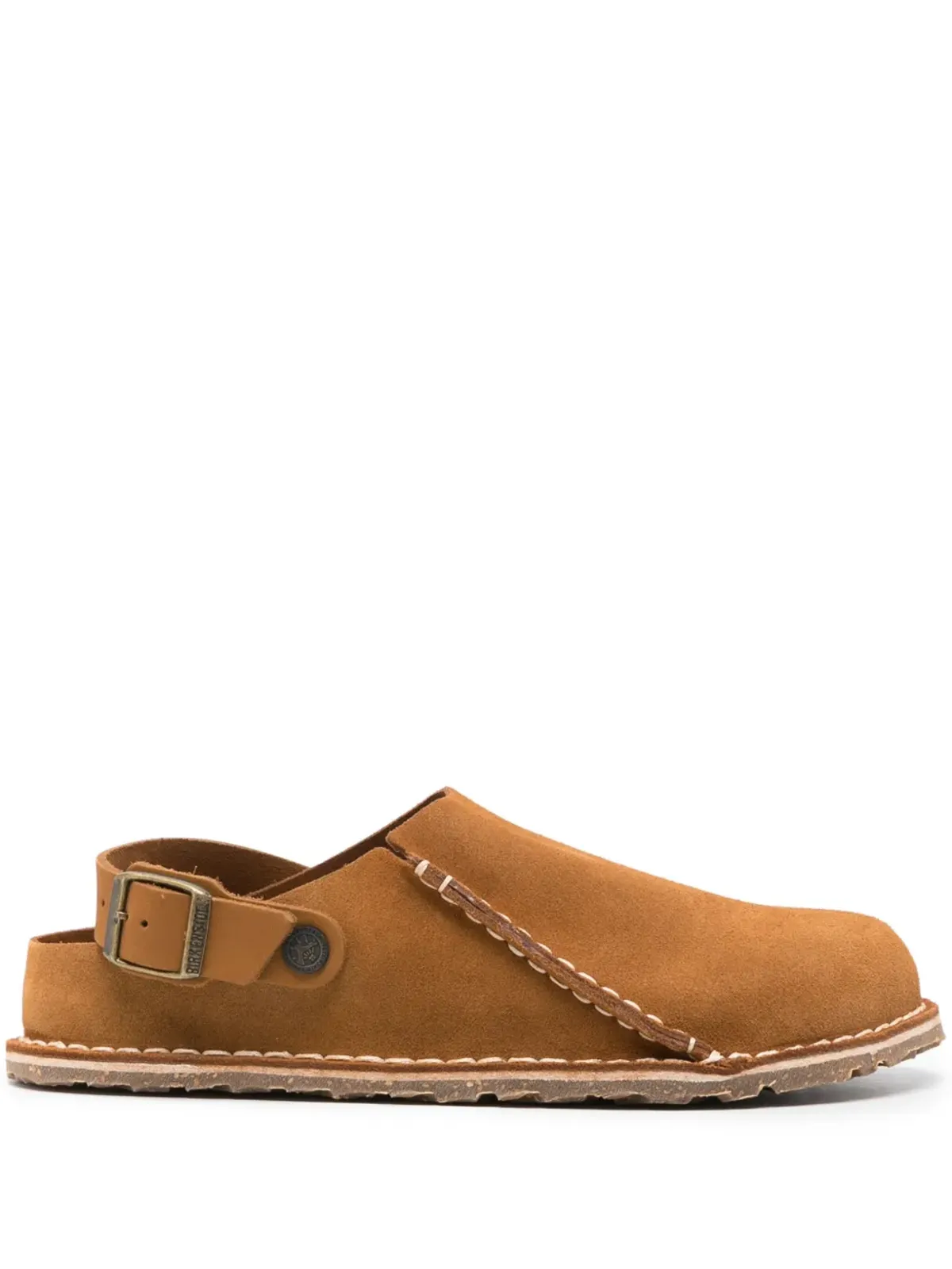Birkenstock Lutry スエードミュール - ブラウン - 画像1