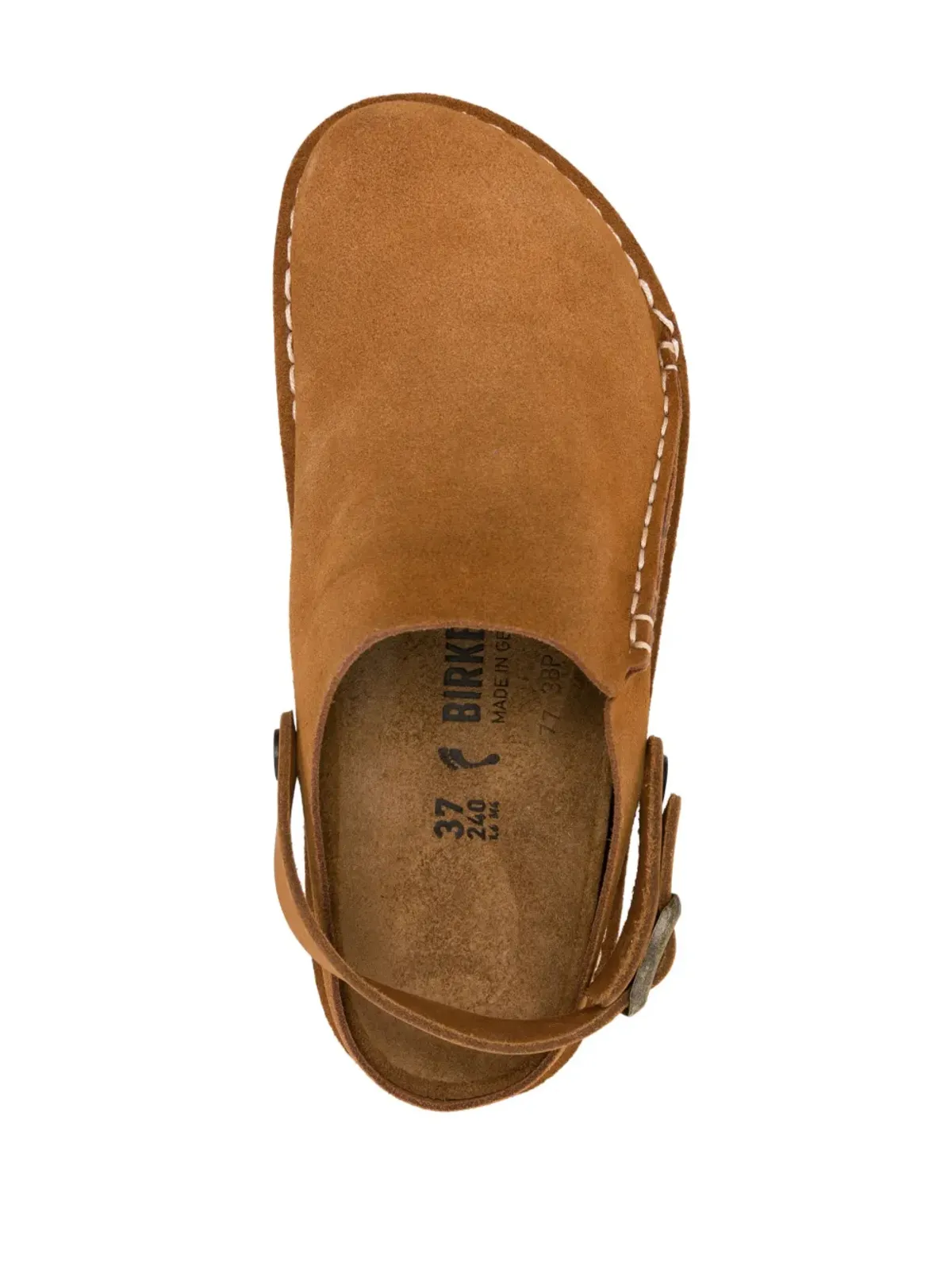 Birkenstock Lutry スエードミュール - ブラウン - 画像4
