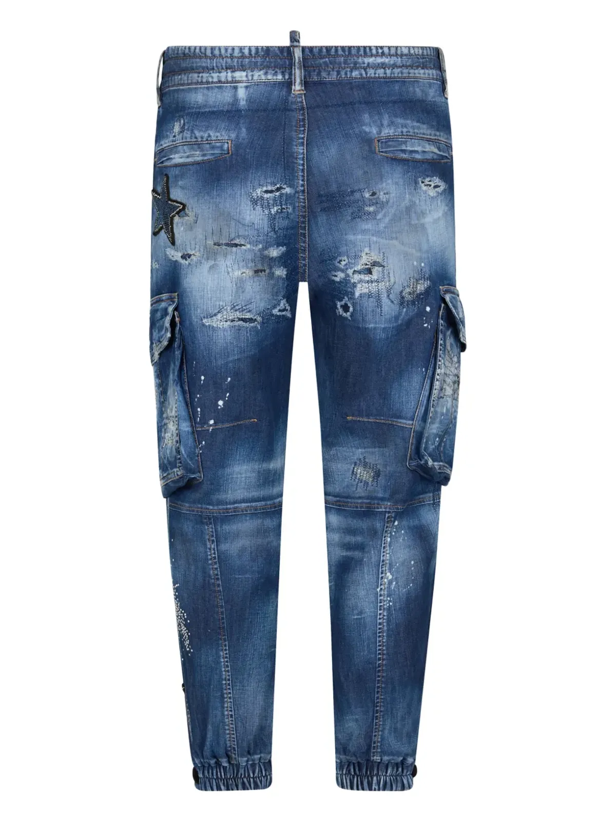 DSQUARED2 装飾付きカーゴジーンズ - ブルー - 画像2