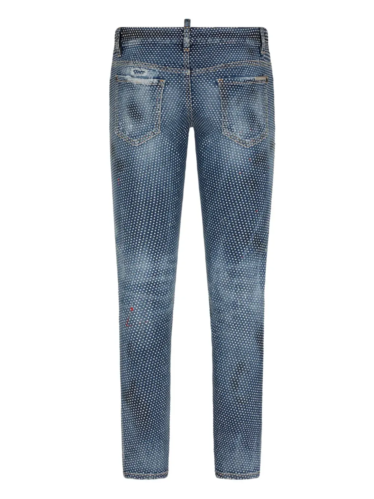 DSQUARED2 セーラー クリスタル装飾デニムジーンズ - ブルー - 画像2