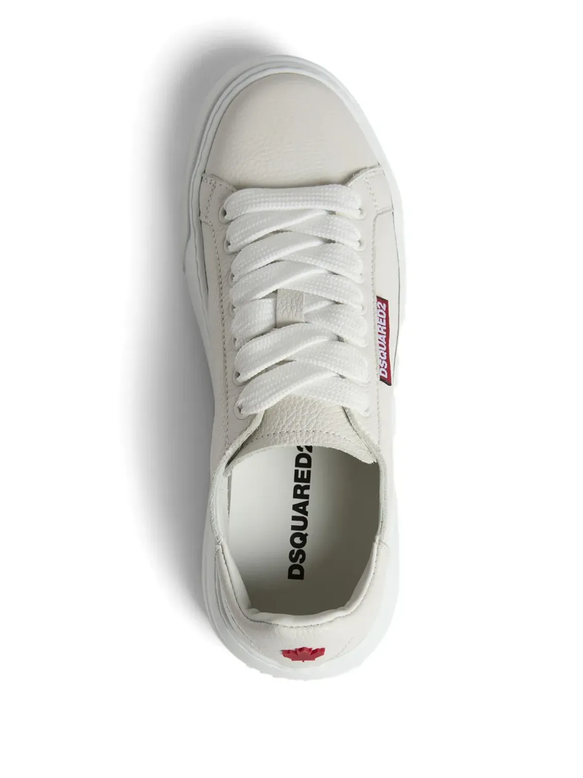 DSQUARED2 ロゴエンボス レースアップ スニーカー - 画像4