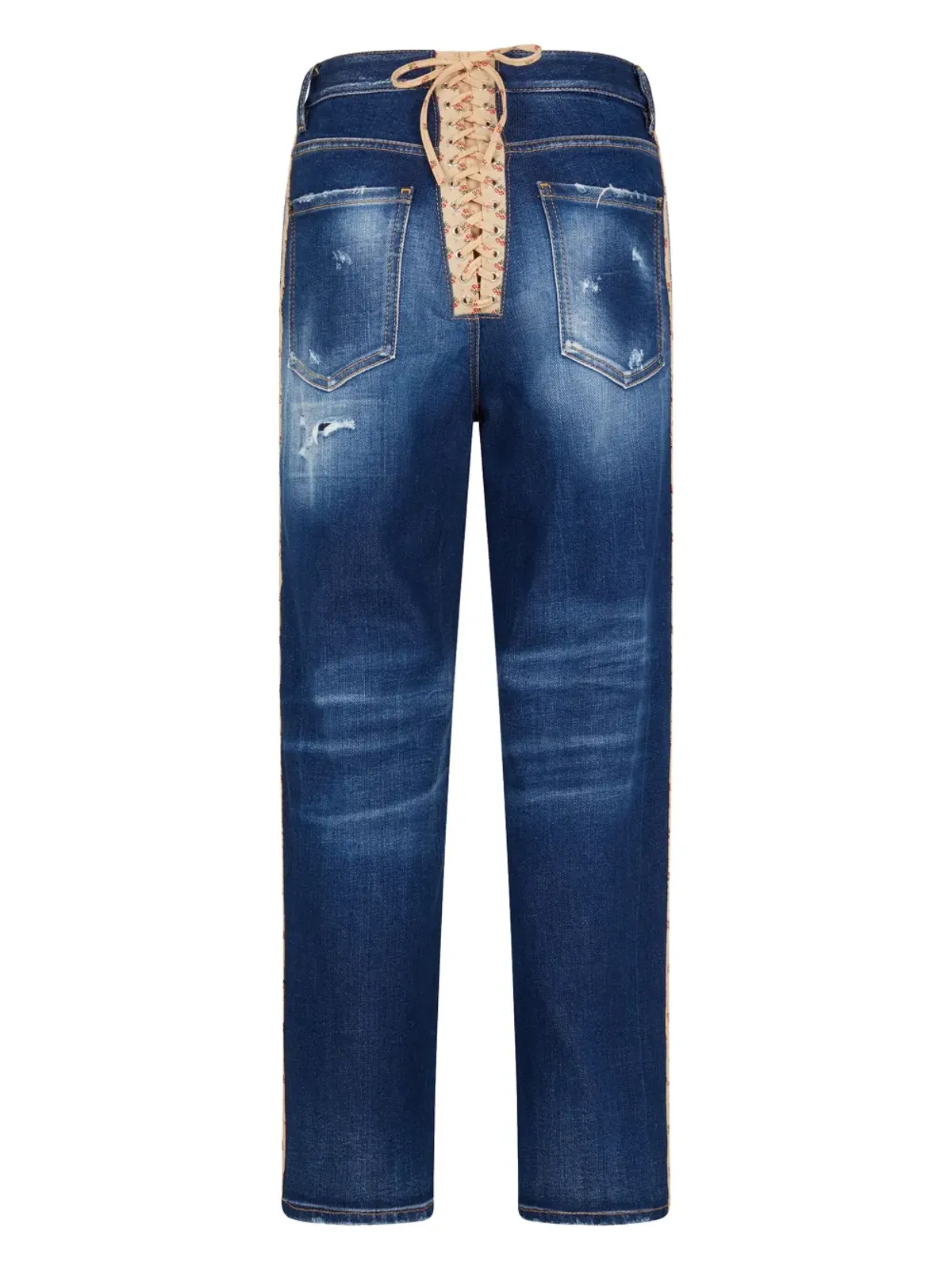 DSQUARED2 レースアップ加工デニムジーンズ - 画像2