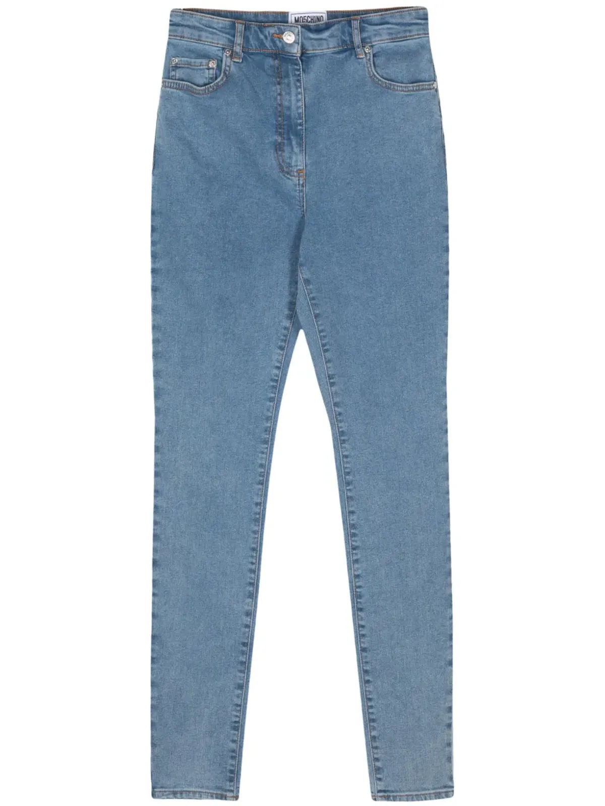 MOSCHINO JEANS ロゴ入りボタンジーンズ - 画像1