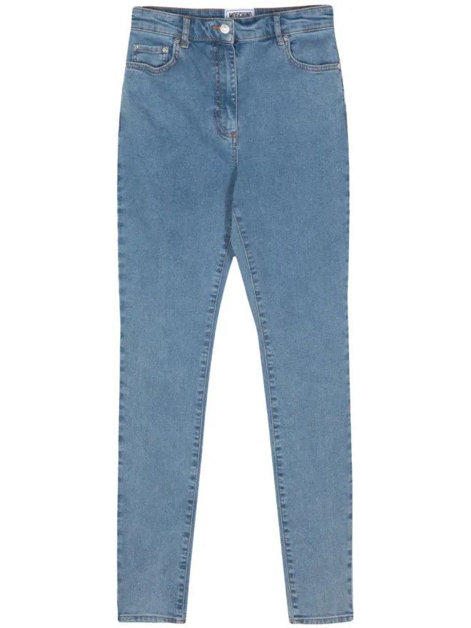 Moschino Jeans MOSCHINO JEANS ロゴ入りボタンジーンズの商品画像