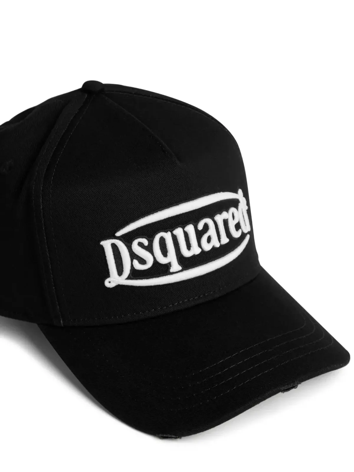 DSQUARED2 ロゴ刺繍 ベースボールキャップ - ブラック - 画像4