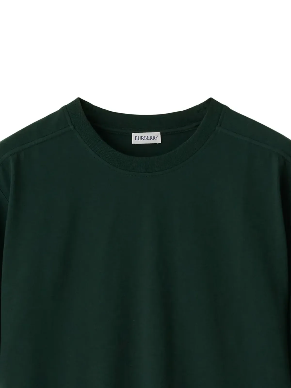 Burberry ラウンドネック コットンTシャツ - グリーン - 画像2