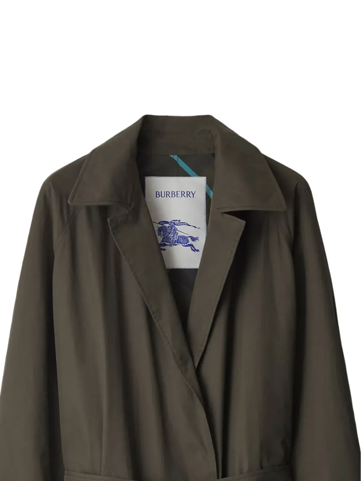 Burberry チェック柄リバーシブル トレンチコート - 画像2