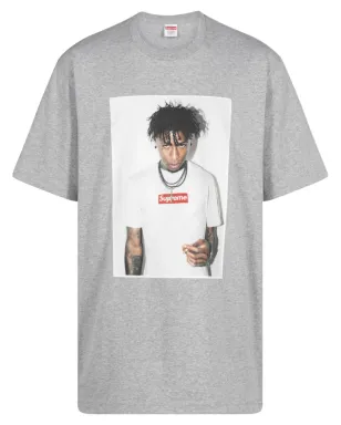 Supreme NBA Youngboy FW23 Heather Grey T-shirt - サムネイル1
