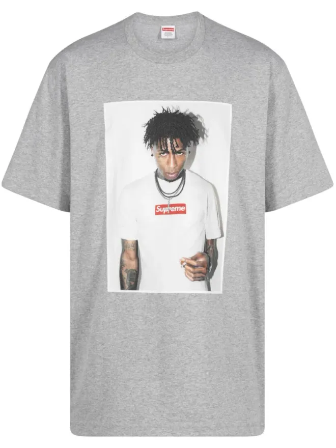 Supreme Supreme NBA Youngboy FW23 Heather Grey T-shirtの商品画像