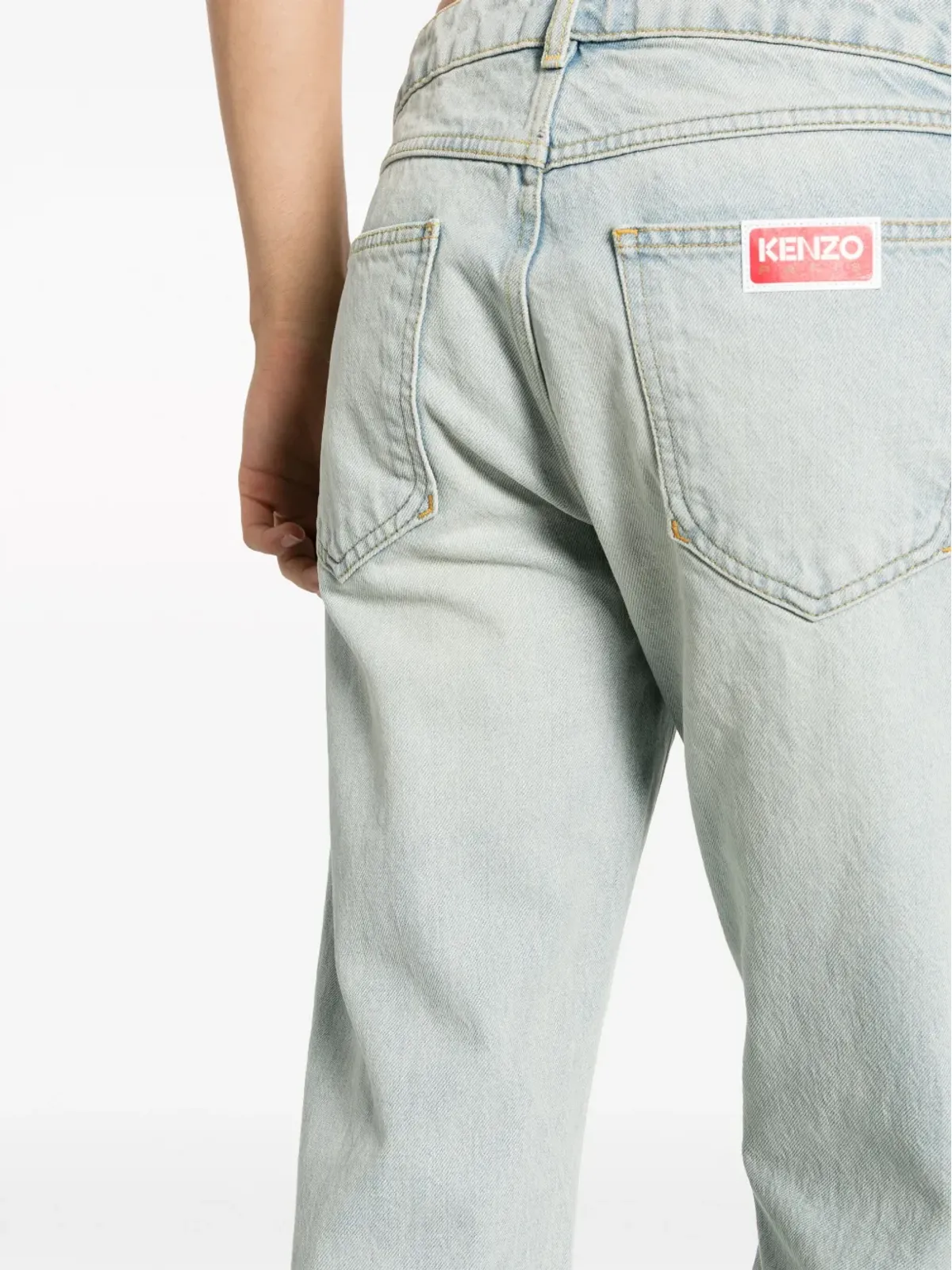 Kenzo ロゴパッチ付きスリムフィットジーンズ - 画像5