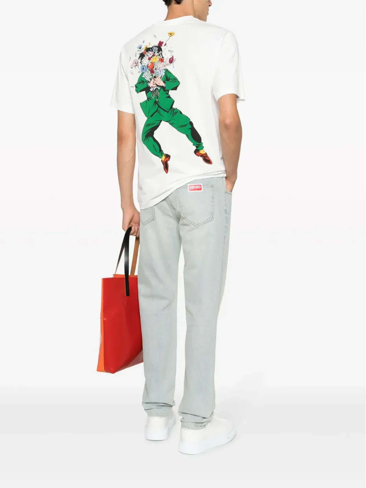 Kenzo ロゴパッチ付きスリムフィットジーンズ - 画像2