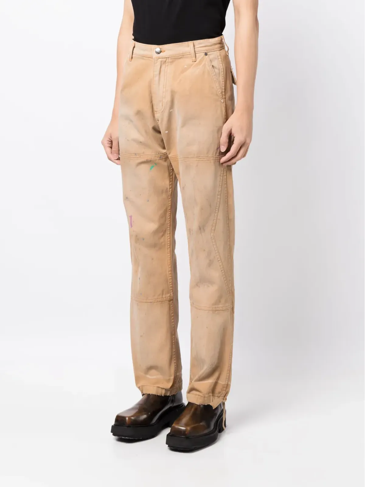 RHUDE チェヴォンペインター パンツ - 画像3