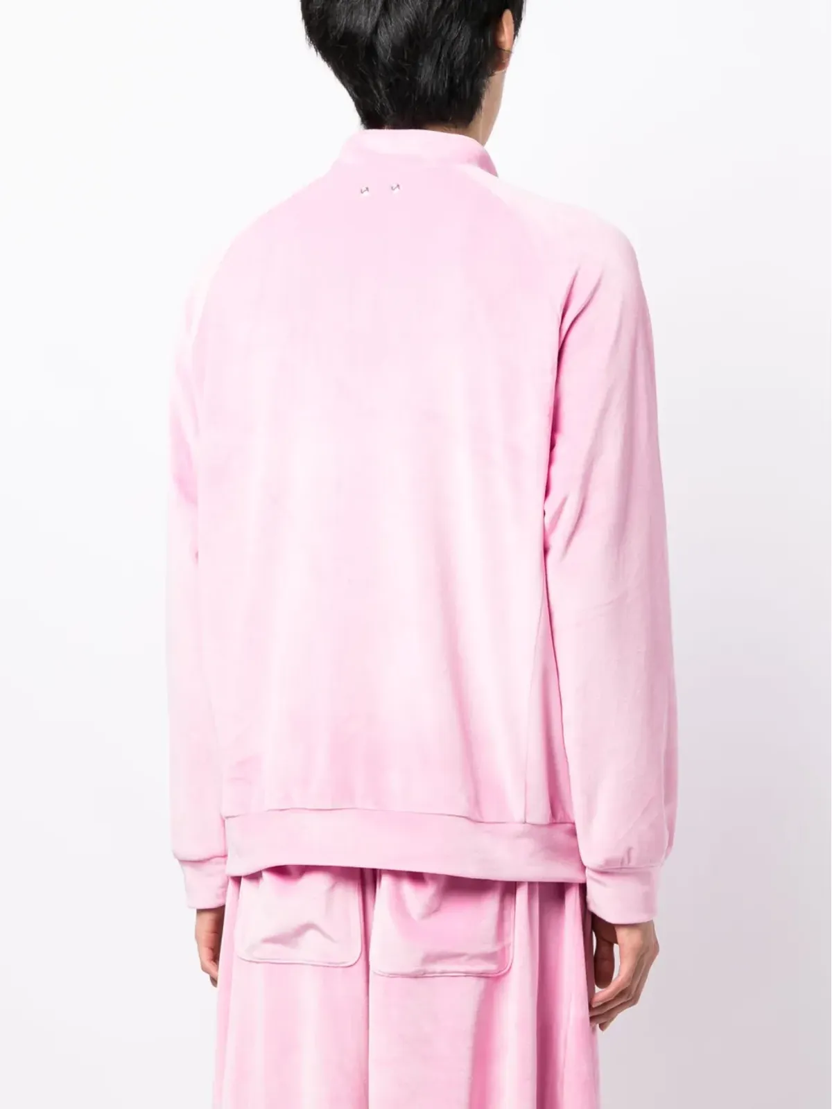 TEAM WANG design ブラッシュド風ジップアップジャケット - 画像5