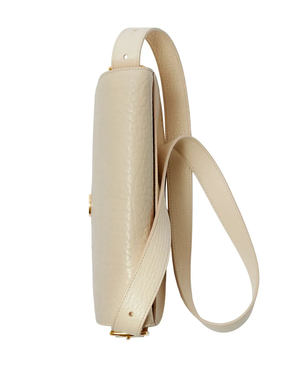 Burberry レザー クロスボディ サドルバッグ - 画像4