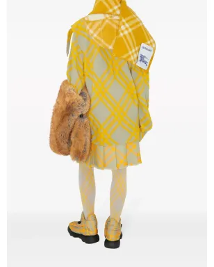 Burberry チェック柄ウール混紡シャツ - サムネイル4