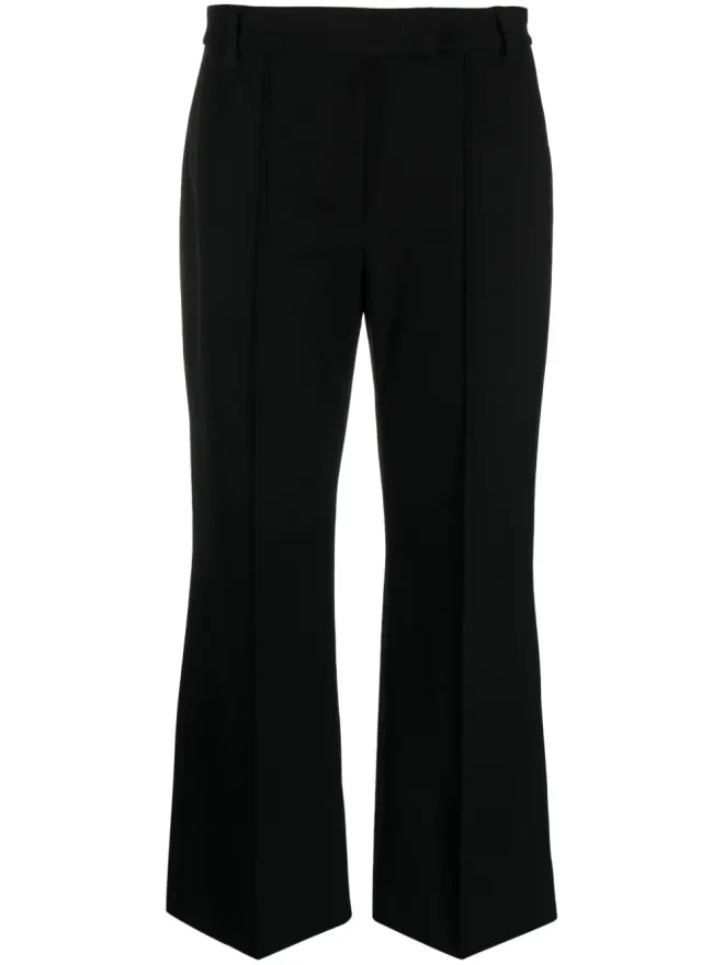 'S Max Mara S Max Mara フレアクロップドパンツ（ブラック）の商品画像